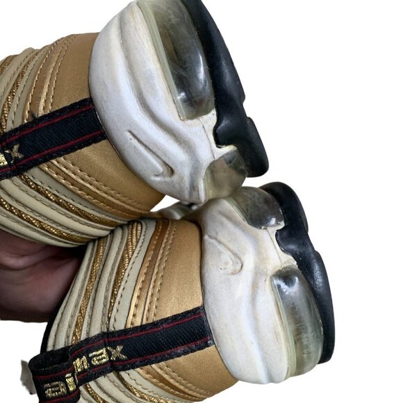 Rare 2017 Nike Air Max 97 OG QS Metallic Gold Size 9.5 - Picture 12 of 12